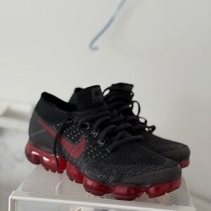 Men’s Nike Black and Red Athletic Shoes